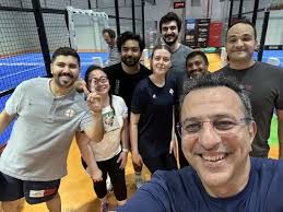 Padel Fridays at the Dubai office in full force.