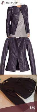 Chico S Faux Leather Moto Jacket Size 1 Faux Leather Moto Jacket Clothes Design Fashion