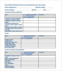 Do the front (and rear, if applicable). 20 Vehicle Checklist Templates In Word Free Premium Templates