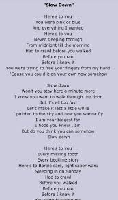 Slow Down Won T You Stay Here A Minute More Slow Down Quotes Down Quotes Nichole Nordeman