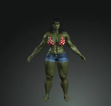 she-hulk 3D Модель in Женщина 3DExport