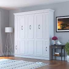 bed room porter queen portrait wall bed with internal storage in white in 2021 modern murphy beds murphy bed plans murphy bed diy