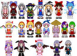 i'm redoing the sprites for my game ! I hope you'll like it : r/touhou