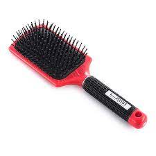 Paddle brushes are wide, rectangular beauty tools used to style and maintain longer and thicker hair. Paddle Hair Brush With Rubber Handle Hsi Professional