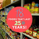 What food can last 25 years?