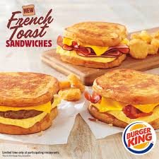 French toast of the united states. Burger King Just Launched Three Menu Items Nationwide Including A French Toast Sandwich Food Wine