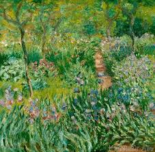 Claude Monet Giverny Le Printemps Spring Giverny Art Print Glass Print Claude Monet Monet Kunst Ideen