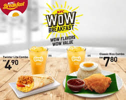 Kami akan beralih ke menu breakfast menu. Kfc Malaysia Launched A New Breakfast Set Menu Rm4 90 Only Miri City Sharing