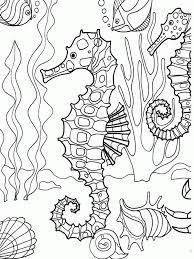 Seas, oceans, under, coloring, page. Under The Sea Coloring Pages Coloring Home