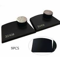 9Pcs Diamond Floor Grinding Disc 30/40 Concrete Grinding Pad for LAVINA Grinder | eBay