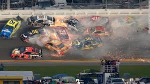 Before that, races were held on the beach at. Daytona 500 Denny Hamlin Wins After Huge Crashes Cnn