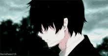 Kaneki profile picture refers to a manga panel of tokyo ghoulre main sad anime guy pfp meme. Sad Anime Gifs Tenor