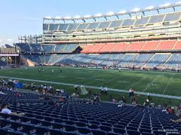 gillette stadium section 128 new england patriots