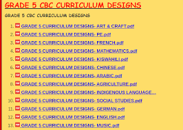 However, it is shouldn't be a solution to unemployment. Grade 5 Cbc Curriculum Designs Kcpe Kcse
