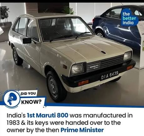 India's first people's car: Maruti 800 history