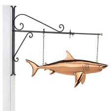 Good Directions Shark Copper Hanging Wall Sculpture Nautical Home Decor 965ph The Home Depot Decorative Wall Brackets Nautical Home Nautical Decor