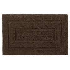 A good bath mat can keep you from slipping and add some pizzazz to your bathroom. 24 X40 Signature Bath Rug Dark Brown Cassadecor Target