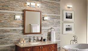 A unique lighting fixture for your bathroom is a digital paper chandelier. 10 Types Of Bathroom Lighting Ideas