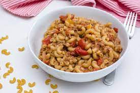 No Meat Chili Macaroni Oh My Veggies Recipe Healthy Meat Recipes Best Pasta Recipes Meat Pasta Recipes