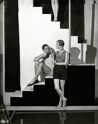 Bettina Jones Posing With A Male Model By George Hoyningen Huene Vogue Photo Vintage Vogue Fashion Photo