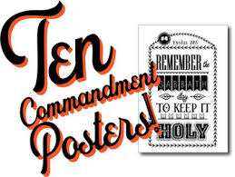Free downloadable pdf worksheets for teachers: 10 Commandments Printable Worksheets Teachers Pay Teachers