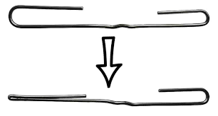 Use metal paperclips that are at least 4 cm (1.6 in) long (before altering them) to make both the pick and the tension wrench. How To Pick A Lock With A Paperclip Art Of Lockpicking Com