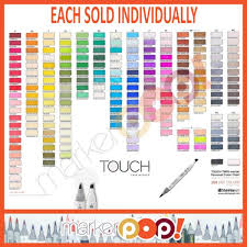 Shinhan Touch Twin Brush Markers Color Chart Best Picture