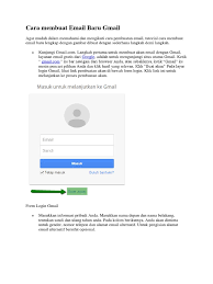 Jika kamu pengguna hp android bisa langsung. Cara Membuat Email Baru Gmail