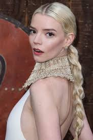 Actress Anya Taylor-joy Wearing Gold Collar Editorial Stock Photo