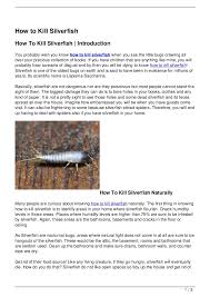Silverfish are grayish, wingless insects found all over the united states and many other parts of the or sometimes they might just come in through the cracks in your basement foundation, find some old. How To Kill Silverfish