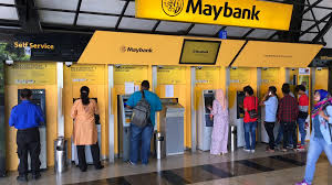 Maybank was established in 1960 it has grown from then to become the largest firm in malaysia. Self Service At Maybank Malaysia Stock Video Pond5
