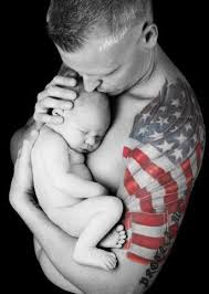 Pin By Ms Deee On Black White With A Pop Of Color Flag Tattoo Military Tattoos American Flag Tattoo