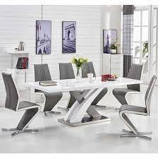We did not find results for: Axara Extendable Dining Table In White With 6 Gia Grey Chairs Sale