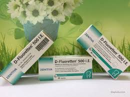 Vitamin D Fluoretten 500 I E Vitamin D3 đức Hang Xach Tay Chinh Hang