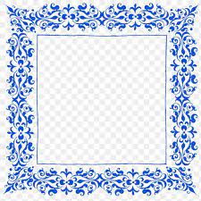 Blue Filigree Frame Border Png Free Image By Rawpixel Com Busbus Vintage Illustration Frame Png