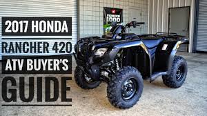 2017 Honda Fourtrax Rancher 420 Atv Model Lineup Explained Differences Model Id Breakdown