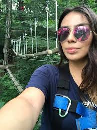 Brought a friend ziplining and obstacle courses in Connecticut