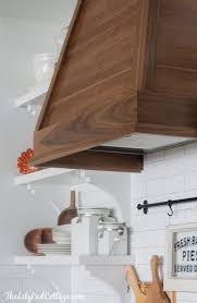 The wood range hoods are available in an array of wood species and arrive unfinished so you can match them to your existing cabinetry. Wood Range Hood The Lilypad Cottage