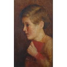 GEORGE SHERWOOD HUNTER (Scottish, c.1846/50-1919/30), Alexander Boddy  Hunter, aged 9 years, head and