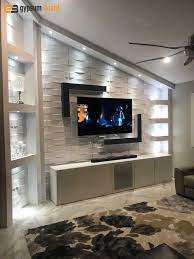 أحدث ديكور شاشات البلازما جبس بورد textured wall panels tv wall decor tv room design