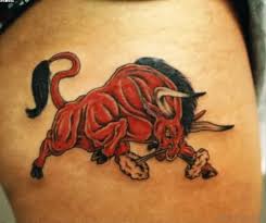 This tattoo design is suitable for heroes and warriors! 60 Classic Bull Tattoos On Shoulder