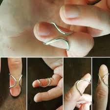 Mallet finger is an injury to the tip of the finger when something hard, like a baseball, jams it. 50 Ring Splint Jewelry Ideas Jewelry Rings Silver Rings