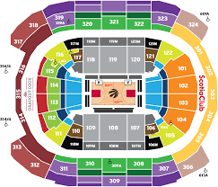 Scotiabank Arena Seating Map Toronto Raptors