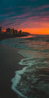 The great collection of night aesthetic 4k wallpapers for desktop, laptop and mobiles. Wallpaper Beach At Night