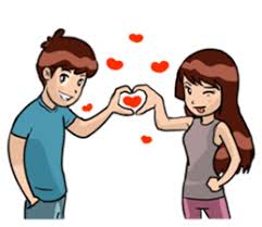 Romantic Moments Sticker Line Line Store Cute Love Cartoons Romantic Moments Love Wallpapers Romantic