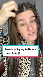Results of trying to fix my burnt hair 🤦🏻‍♀️