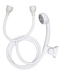 Push On Double Tap Bath Sink Shower Head Hose Spray With Multi Adjustable Shower Head Holder Ideal Hairdresser Pet Bathroom S Bath Taps Shower Heads Bath Sinks