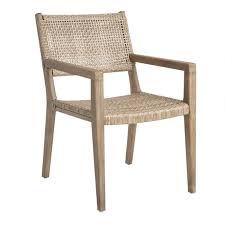 Natural Open Weave Catalina Outdoor Dining Armchair Set Of 2 V1 On Sale For 239 Orig 399 In 2020 Outdoor Dining Table Outdoor Dining Furniture Outdoor Dining