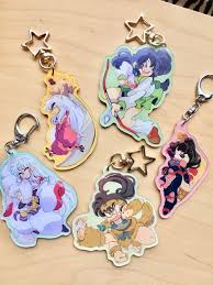 Inuyasha Group Keychains Inuyasha Inuyasha And Sesshomaru Dog Pin
