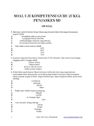 Download soal ukg versi android 3. Soal Ukg Guru Penjaskes